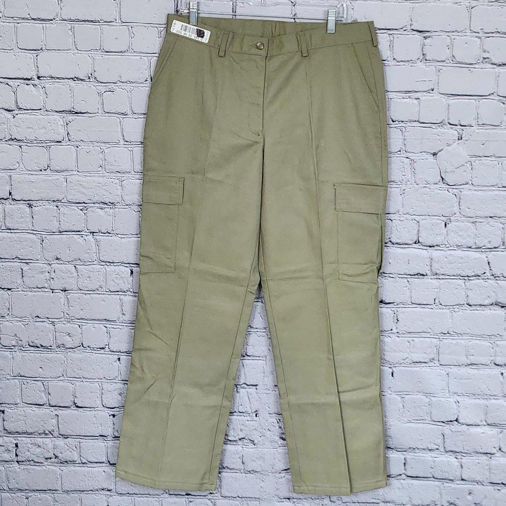 2/$20 Women’s Edwards Cargo Pants Size 14 | Durable Utility Workwear Trousers